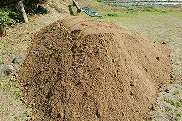 熊本市 造園屋が厳選して選んだ 畑用 家庭菜園用の真砂土